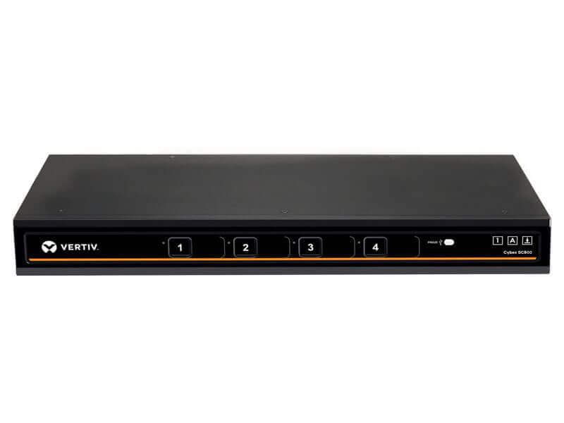 SC840D Vertiv Cybex SC800 Series Secure Desktop KVM Switch | 4 Port | DP & HDMI Image