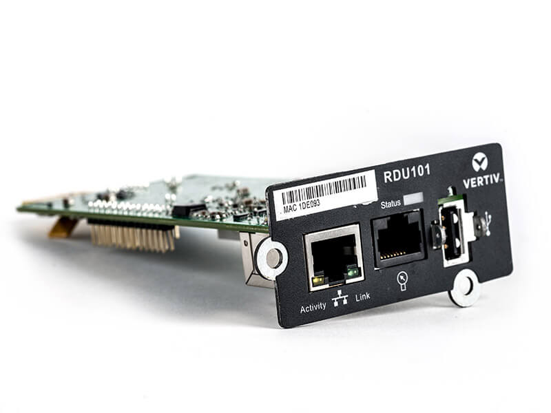 Vertiv™ Liebert® IntelliSlot™ RDU101 Communications Card Image